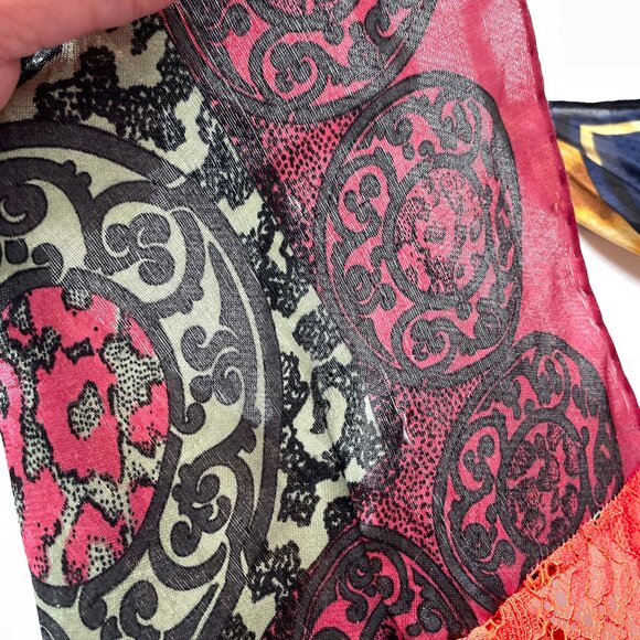 1/OFF Paris Remade Scarf Slip Maxi Dress Size Medium - Picture 7 of 14